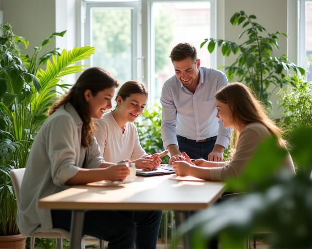 Zespół Herbitech Solutions pracujący w nowoczesnym biurze w Warszawie